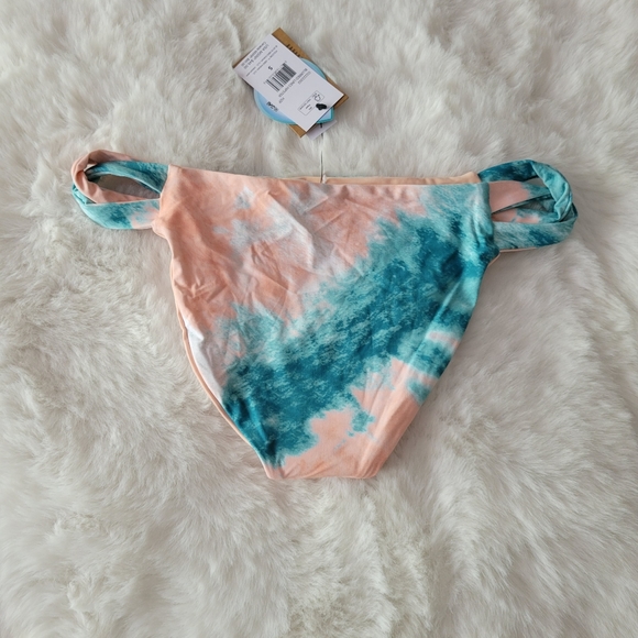 🪸VOLCOM BLURRED LINES HIPSTER BIKINI BOTTOM SIZE S - Picture 7 of 7